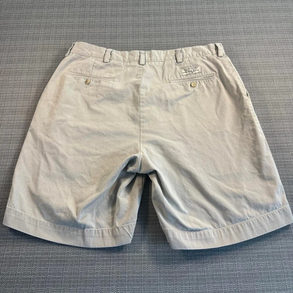 Polo Ralph Lauren cream cotton chino shorts men's size 32
